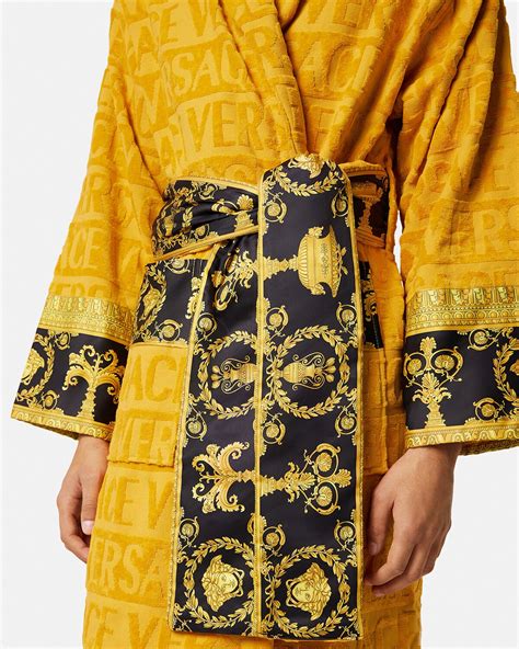 versace bathrobe yellow|versace bathrobe nordstrom.